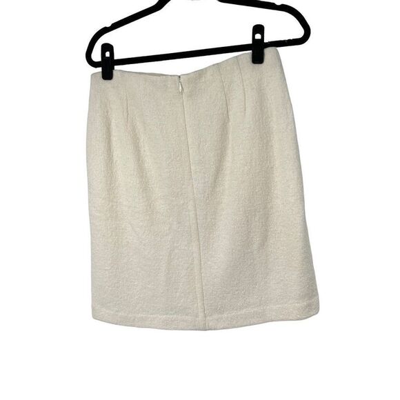 Ann Taylor Cream Wool Blend Lined Skirt - Picture 2 of 7